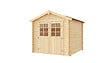 LASITAMAJA - Abri de jardin en bois Tours - Marron - L.244xl.241xH.223cm - vignette