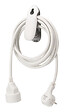 WATTANDCO - Rallonge 3m avec pince - blanc - Watt and Co - vignette