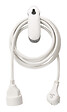 WATTANDCO - Rallonge 3m avec pince - blanc - Watt and Co - vignette