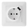 ZENITECH - Prise Schuko Asfora + USB - Zenitech - vignette