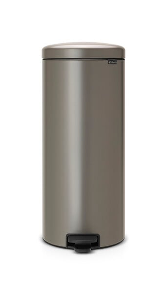 BRABANTIA - Poubelle à pédale Newicon - Platine - 30L - large