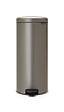 BRABANTIA - Poubelle à pédale Newicon - Platine - 30L - vignette