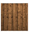 CERLAND - Ecran occultant Texas en pin - Marron - 180x180cm - Ep.50mm - vignette