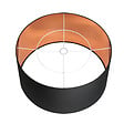 SLV - Abat-jour textile Fenda SLV - Ø 700mm - Rond - Noir et cuivre - vignette
