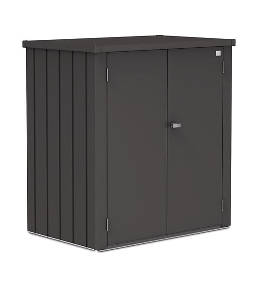BIOHORT - Armoire métal Romeo - Gris foncé - L.132xH.140xP.87cm - large