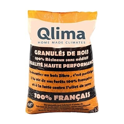 QLIMA - Sac de 15 kg de granulés de bois Qlima - large