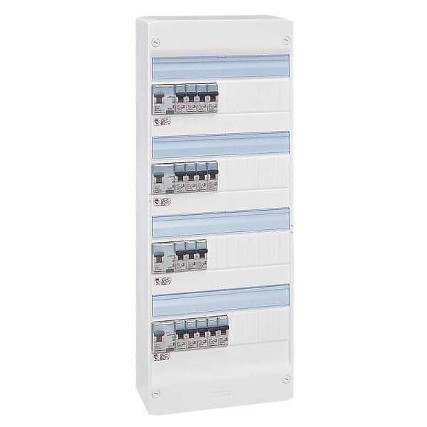 LEGRAND - Tableau électrique Drivia - 4 rangées - 52 modules - T6 - large