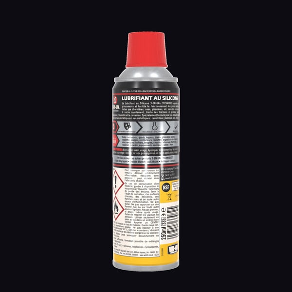 3-EN-UN - Lubrifiant silicone aérosol - 250ml - large