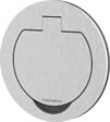 ZENITECH - Prise de sol encastrée aluminium brossé - IP55 - 16A - vignette