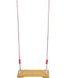 CERLAND - Balançoire bois hauteur réglable 1 enfant - L.35xH.20xP.15cm - vignette