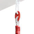 CERLAND - Balançoire bois hauteur réglable 1 enfant - L.35xH.20xP.15cm - vignette