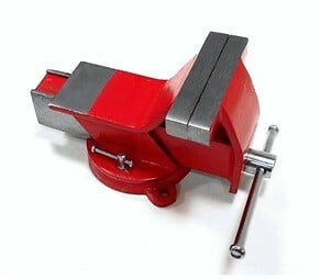 Etau acier - 125mm - base tournante - large