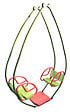 CERLAND - Balancelle acier galvanisé - Vert - L.125.5xH.176.5xP.41cm - vignette