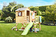 CERLAND - Maisonnette enfant en bois Joséphine - L.140xH.108xP.110cm - vignette