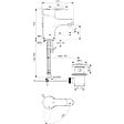 PORCHER - Mitigeur lavabo Olyos C3 Porcher - Monotrou - Chrome - vignette