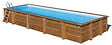 SUNBAY - Piscine bois rectangulaire MINT - L.1010xl.418xH.146cm - vignette