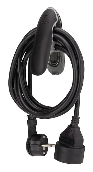 WATTANDCO - Rallonge 3m noire avec pince - Watt and Co - large