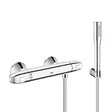 GROHE - Grohe Set de douche Mitigeur thermostatique Grohtherm 1000 + Douchette stick 1 jet Euphoria Cosmopolitan, Chrome (34550000-Euphoria) - vignette