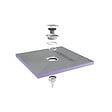 JACKON - Jackon Receveur de douche à carreler Aqua Centré 1200x1200x40mm siphon vertical offert (4512090 + 4512008) - vignette
