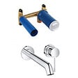 GROHE - Essence - Mitigeur monocommande 2 trous lavabo Taille L chrome (19967001-set) - vignette