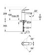 GROHE - Eurosmart Cosmopolitan Mitigeur monocommande 1/2" Lavabo Taille M (G-23327000) - vignette
