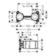 HANSGROHE - Corps d'encastrement pour mitigeur à encastrer (HG-13622180) - vignette