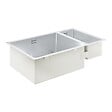 GROHE - Grohe K700U Evier double bac 76x45cm en Acier inoxydable, Finition satin (31575SD1) - vignette