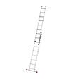 HAILO - Echelle coulissante à main 2 plans 2x9 échelons 4,2m/5,15m en aluminium Hailo ProfiStep Duo - vignette