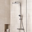 GROHE - Colonne de douche thermostatique XXL Round 250 + Douchette 2 jets, Chrome (26816022) - vignette