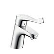 HANSGROHE - Focus Care 70 Mitigeur PMR de lavabo avec poignée extra longue, ComfortZone 70, Chrome (31910000) - vignette