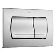 ROCA - Plaque de commande ROCA ACTIVE 52-B double touche Chromé mat (A8901150B2) - vignette