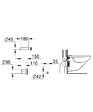 GROHE - Set garniture de raccordement pour WC suspendu + Isolation phonique (37311K00-SET) - vignette