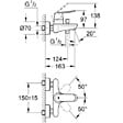 GROHE - Eurosmart Cosmopolitan Mitigeur monocommande 1/2" bain/douche, Chrome (G-32831000) - vignette