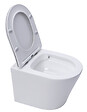 VILLEROY ET BOCH - Pack WC Bâti-support + WC Swiss Aqua Technologies sans bride et fixations invisibles + Plaque chrome - vignette