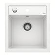 BLANCO - Evier DALAGO 45 PuraDur en Silgranit avec vidage automatique 46.5x51cm, Blanc (517160) - vignette