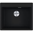 FRANKE - Franke Maris MRG 610-54 Evier à encastrer 59x50cm, avec bonde et siphon gain de place, en Fragranit+, Noir mat + Cache bonde - vignette