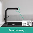 HANSGROHE - Talis M54 Mitigeur de cuisine 270, 1 jet, Noir mat (72840670) - vignette