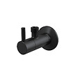 ALCA - Robinet d’équerre avec filtre 1/2"×3/8", Noir-Mat (ARV001-BLACK) - vignette
