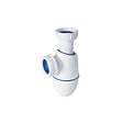 NICOLL - Easyphon Siphon d'évier Bi-matière avec joint intégré 6/4", rosace et tuyau de vidange (0202075) - vignette
