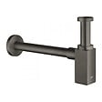 GROHE - Siphon en laiton pour lavabo, Technologie StarLight éclatant et durable, Hard Graphite brossé (40564AL0) - vignette