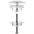 GROHE - Bonde de vidage 1 1/4" à écoulement libre (65808000) - vignette
