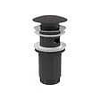 ALCA - Bonde pour lavabo clic-clac 5/4 " Avec trop-plein, Gun métal brossé (A392-GM-B) - vignette