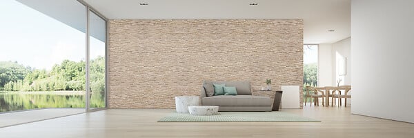 MODULO - Plaquette de parement intérieur-extérieur Woodyteck - Béton - large