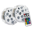 XANLITE - Lampes LED submersibles IP68 - Lot 2 - RVB 16 couleurs - vignette
