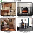 VOUNOT - Barriere de securite GRANDE VERSION 3M 5 panneaux Pre assemble - vignette