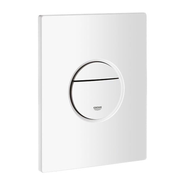 GROHE - Pack WC Bâti Autoportant Rapid SL + WC sans bride Integra avec fixations invisibles + Abattant softclose + Plaque blanc alpin - large
