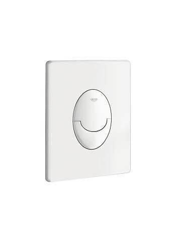 GROHE - Pack Cuvette Compacte SENTO RIM-EX sans bride + Rapid SL autoportant NF + plaque Skate Air blanc ProjectSentoRimlessCOMPACT-3 - large
