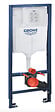 GROHE - Pack WC Bâti-support Rapid SL + Cuvette SAT Infinitio noire mat + Abattant frein de chute + Plaque Chrome - vignette
