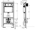 VILLEROY ET BOCH - Pack WC bâti-support + Cuvette Vitra S50 + Abattant softclose + Plaque chrome (ViConnectS50-1) - vignette
