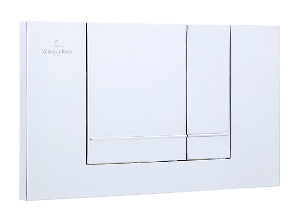 VILLEROY ET BOCH - Pack WC bâti-support + Cuvette Vitra S50 + Abattant softclose + Plaque chrome (ViConnectS50-1) - large